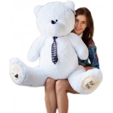 Большой мишка Тедди (Teddy) белый 130 см